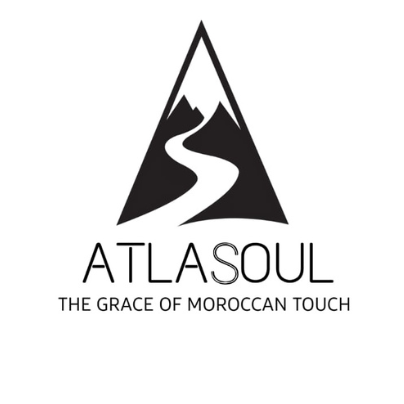 AtlasOul logo – modern Moroccan-inspired clothing brand combining contemporary design with traditional cultural elements