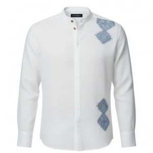 Chemise marocaine moderne pour homme en coton – Atlasoul
